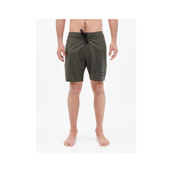 BASEHIT ΑΝΔΡΙΚΟ ΜΟΝΟΧΡΩΜΟ BOARDSHORTS 49cm OLIVE-221.BM528.28