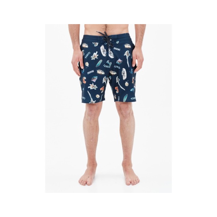 EMERSON ΑΝΔΡΙΚΟ ΑΝΑΚΥΚΛΩΜΕΝΟ TROPICAL LEISURE BOARDSHORTS 49εκ. PR281 NAVY BLUE-221.EM524.19CR
