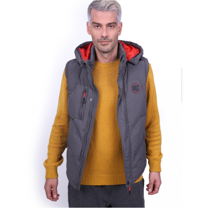Ανδρικό μπουφάν Ice tech G625 grey | urbanfashion.gr