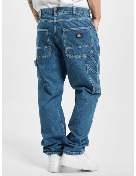 DICKIES GARYVILLE DENIM CLASSIC BLUE PANTS - DK0A4XECCLB1