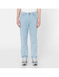 DICKIES  GARYVILLE DENIM VINTAGE AGED BLUE PANTS -...