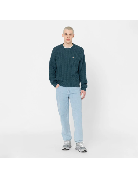 DICKIES  GARYVILLE DENIM VINTAGE AGED BLUE PANTS - DK0A4XECC151