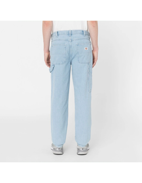 DICKIES  GARYVILLE DENIM VINTAGE AGED BLUE PANTS - DK0A4XECC151