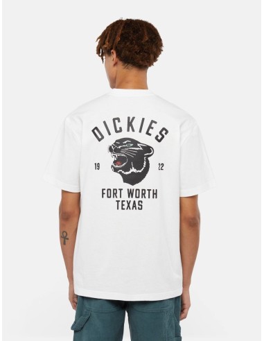 DICKIES PANTHER TEE SS WHITE-...