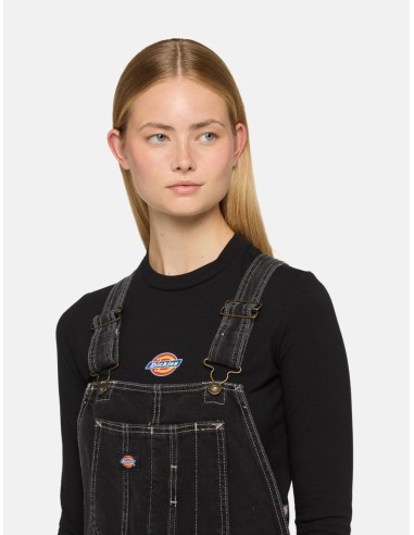 DICKIES CLASSIC DENIM BIB W BLACK...
