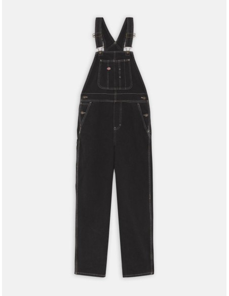 DICKIES CLASSIC DENIM BIB W BLACK WASH-DK0A4XYCJ791