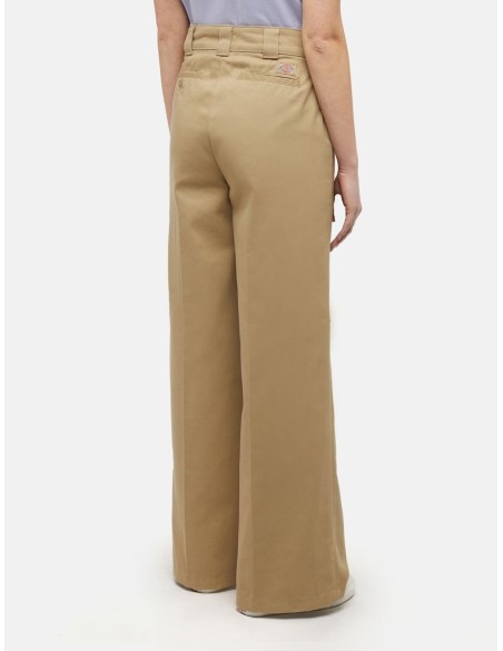 DICKIES  WIDE LEG PANT KHAKI -DK0A4YSEKHK1