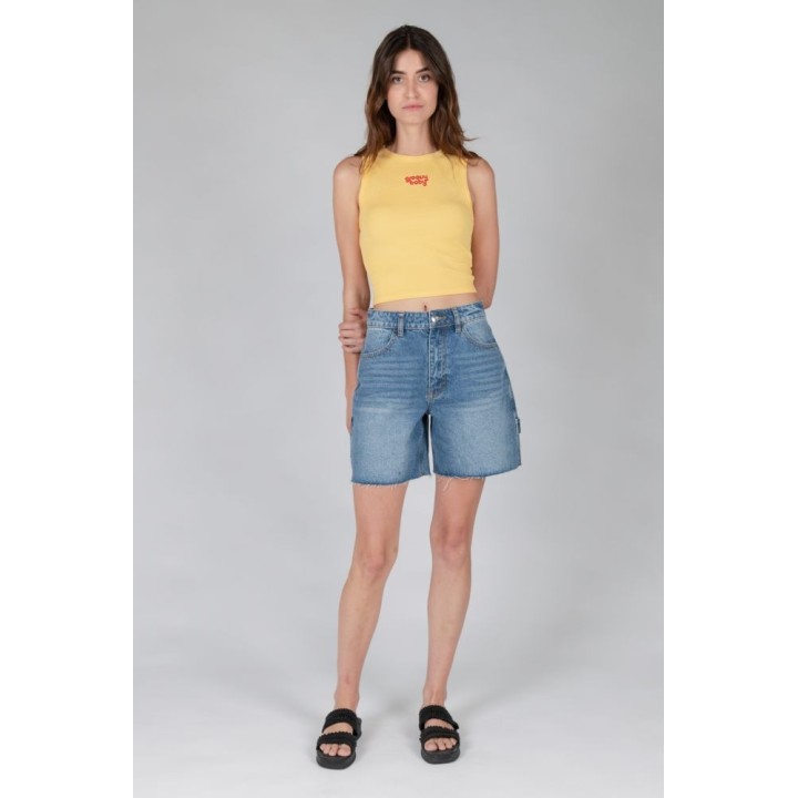 24Colors Blue Denim Shorts -80322