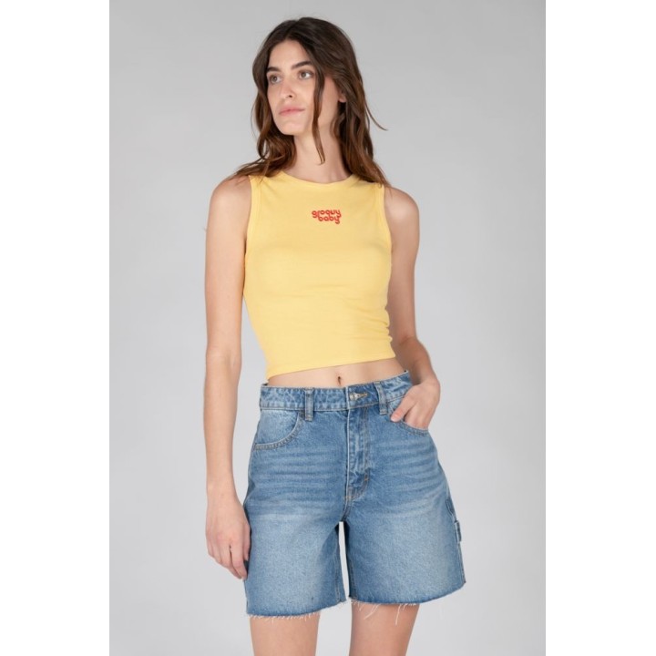 24Colors Blue Denim Shorts -80322