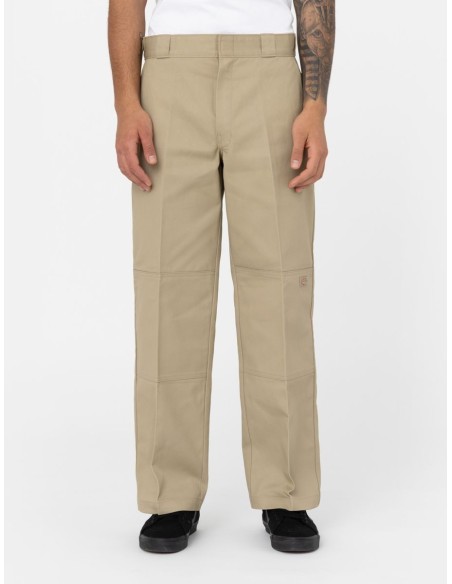 dickies  DOUBLE KNEE REC KHAKI PANTS- DK0A4XK3KHK1