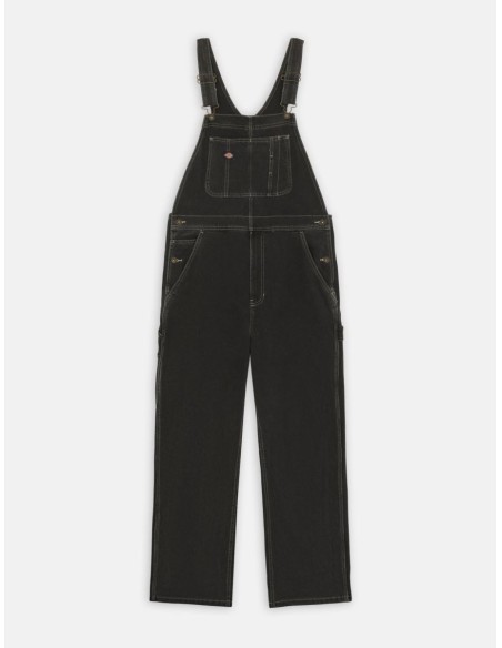 DICKIES CLASSIC DENIM BIB BLACK WASH - DK0A4XYAJ791