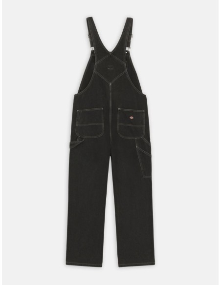 DICKIES CLASSIC DENIM BIB BLACK WASH - DK0A4XYAJ791