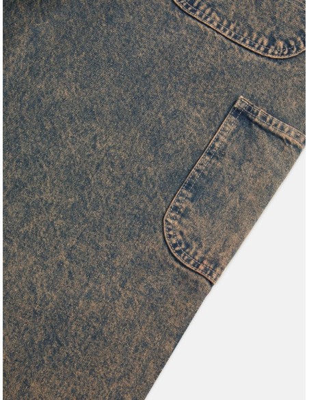 dickies MADISON BAGGY FIT DENIM OVERDYE BROWN WASH PANTS - DK0A4YECK191