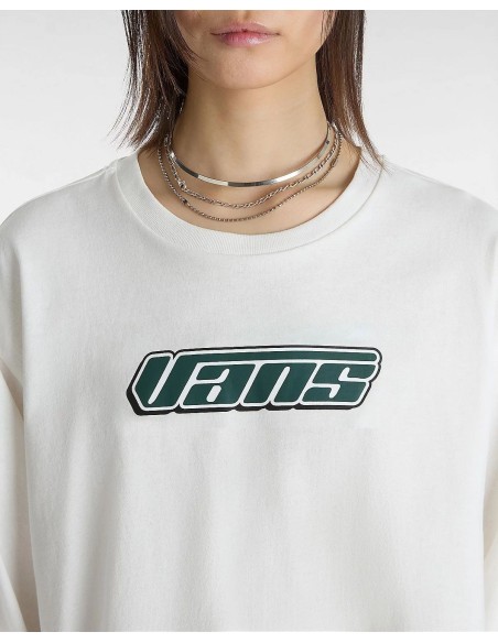 VANS Retro V LS Relax Crop marshmallow - VN000J4KFS81