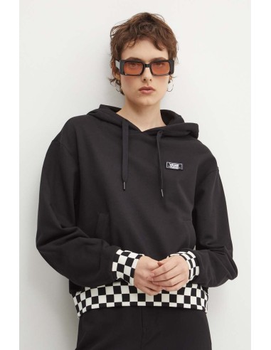 VANS  BOOM BOOM CHECK CROP II Black-...