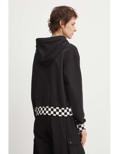 VANS  BOOM BOOM CHECK CROP II Black-...