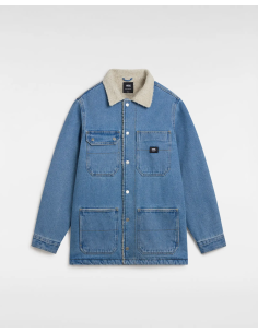 VANS  Drill Chore Denim Sherpa Coat STONEWASH/BLUE -...