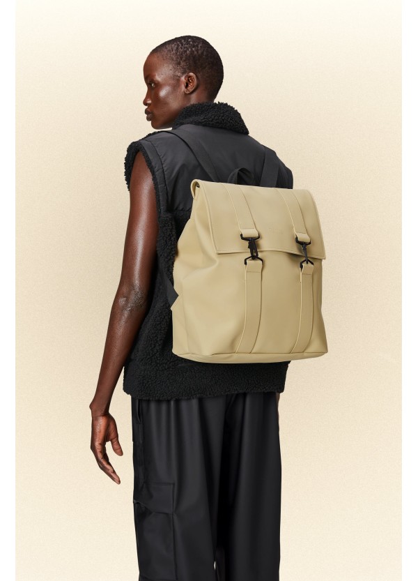Rains MSN Bag W3 Σακίδιο Πλάτης Αδιάβροχο  - 13300-sand