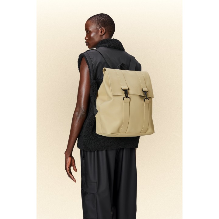 Rains MSN Bag W3 Σακίδιο Πλάτης Αδιάβροχο  - 13300-sand