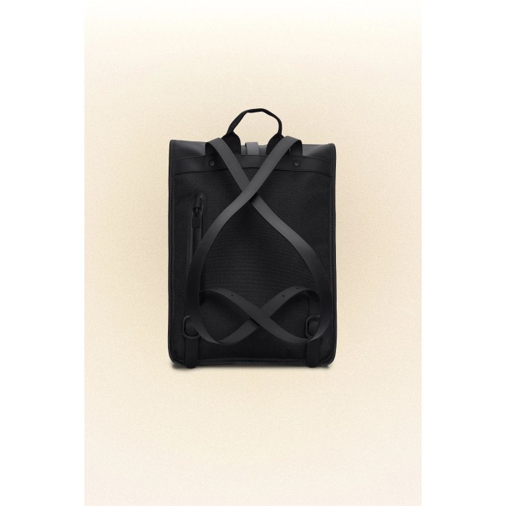 Rains Rolltop Rucksack Mini W3 Σακίδιο Πλάτης Αδιάβροχο  - 13330-black