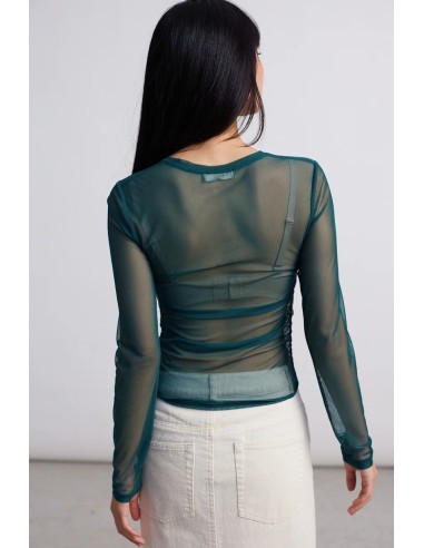 24COLOURS blouse green - 12247b