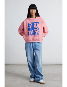24COLOURS Swwatshirt Pink- 50800a