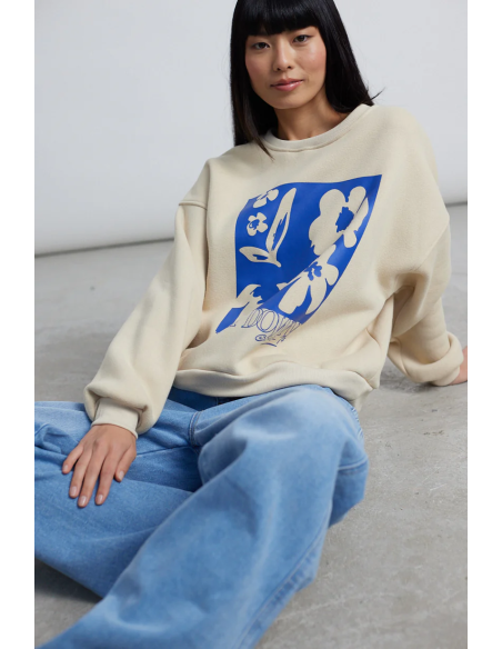 24COLOURS Sweatshirt White- 50800b