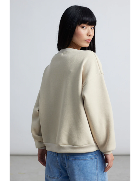 24COLOURS Sweatshirt White- 50800b