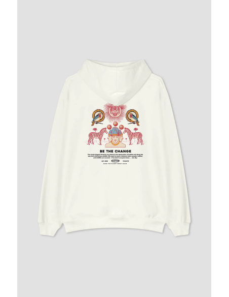 Kaotiko Nairobi Ivory Sweatshirt -  AP014-01-G002