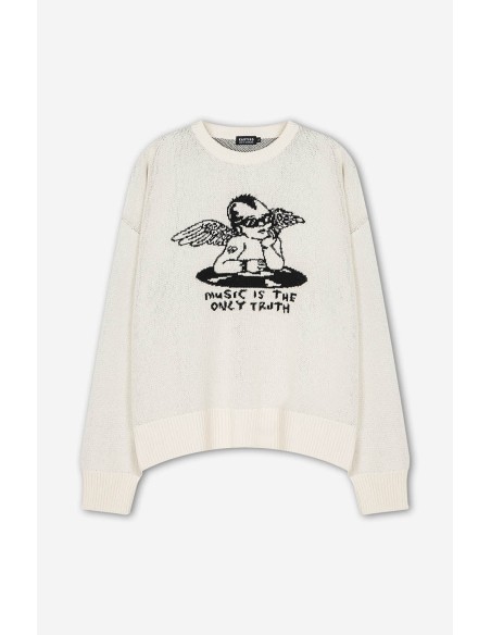 Angel Punk Ivory Sweater- AP006-01-1910