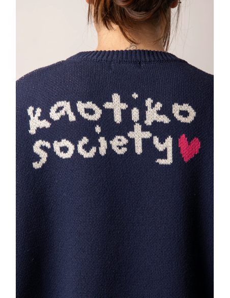 Mushroom Navy Sweater-  AP003-01-1910