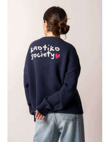 Mushroom Navy Sweater-  AP003-01-1910