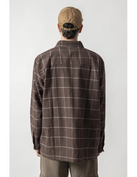 MILTON CHECKED SHIRT BROWN - AP004-01-1900