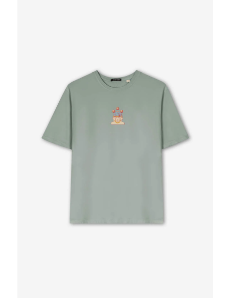 Washed Nairobi Light Green T-shirt- AP016-01-G002