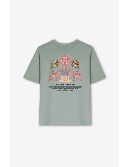 Washed Nairobi Light Green T-shirt- AP016-01-G002