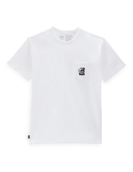 Vans Off The Wall Graphic Pocket T-shirt White- VN0A5KGCYSM