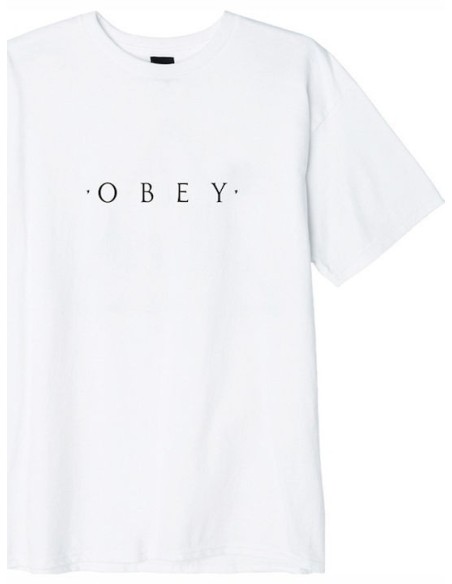 Obey Ανδρικό T-shirt Novel Premium White -163081578