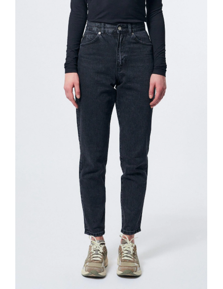 Dr Denim Nora Retro Black Pants- 1430113A58