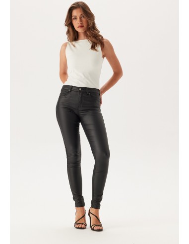 Dr Denim Lexy  A09 Black Metal Pants...