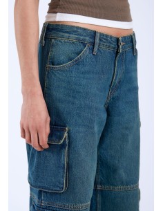 Dr Denim Hill Multi Cargo K99 Stream Mid Greenish Pants-... 2