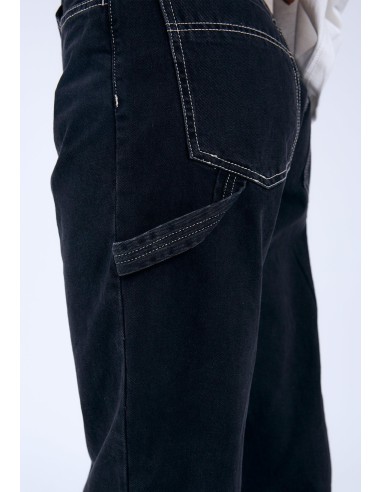 Dr Denim Faye Worker K92 Black Used...