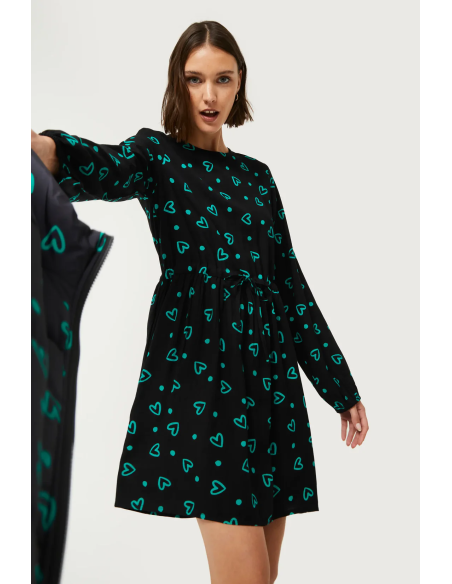 Compania Fantastica Short Green Hear Dress - 43C/40000