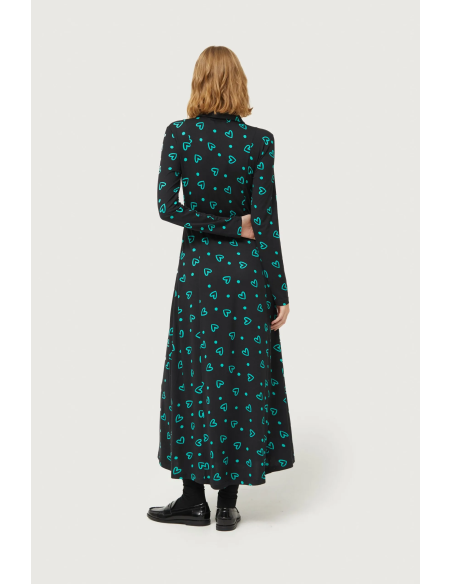 Compania Fantastica Long Dress Green Hearτ- 43C/12003