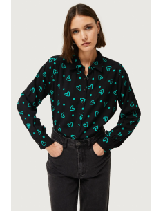 Compania Fantastica Shirt Green Hear- 43C/40001
