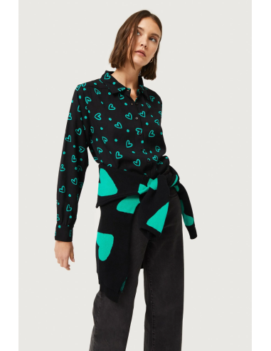 Compania Fantastica Shirt Green Hear-...