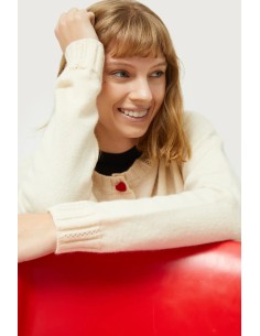 Compania Fantastica Off White Cardigan -  43C/10221 2