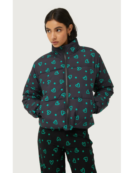 Compania Fantastica Coat Green Hear- 43C/11083