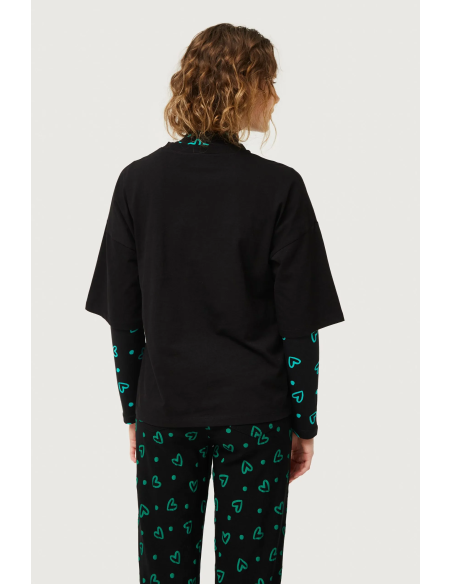 Compania Fantastica Black T-Shirt - 43C/42004