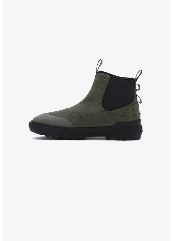 UA COLFAX - Platform ankle boots olive/black-VN0A5HFABIQ1