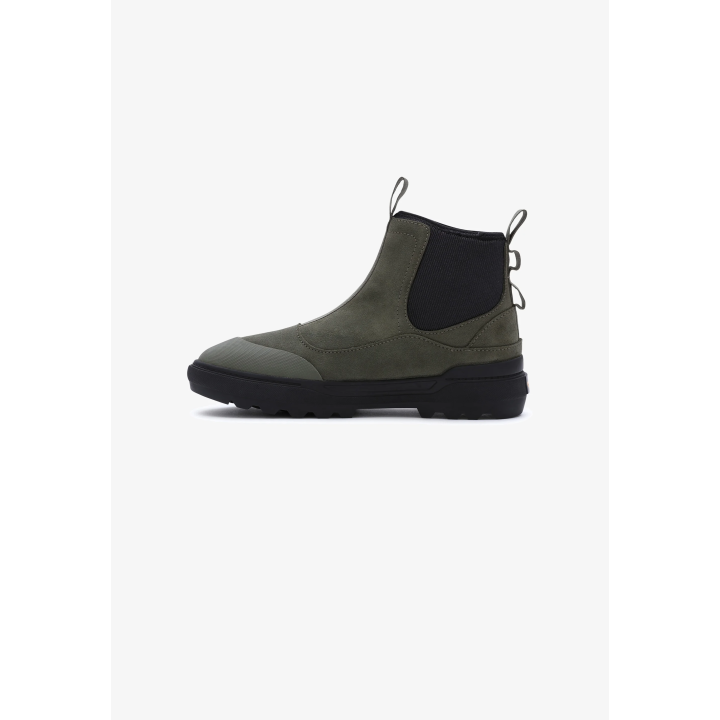 UA COLFAX - Platform ankle boots olive/black-VN0A5HFABIQ1